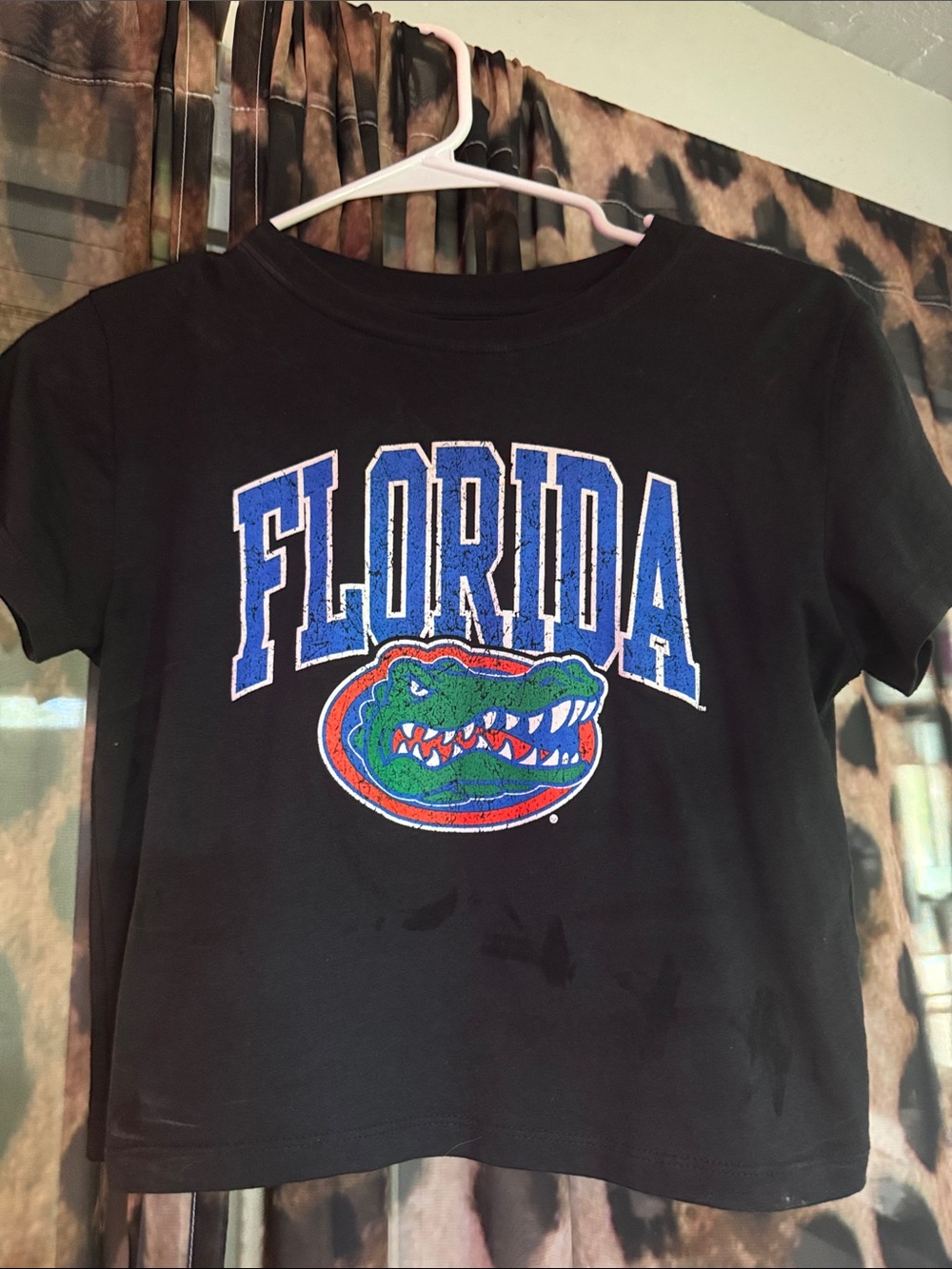 Champion Black Florida Gators Graphic Tee with Blue & Green Logo